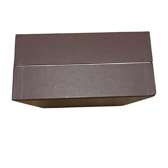 Louis Vuitton Empty Brown Box With Red Ribbon 9x9.5x4.5 Gift Set Card Present - Picture 7 of 10